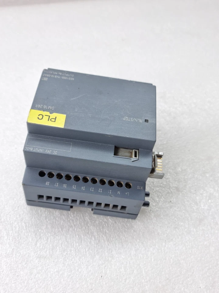 SIEMENS 6ED1055-1NB10-0BA2 EXPANSION MODULE DM16 24R 24VDC 6ED10551NB100BA2 USED